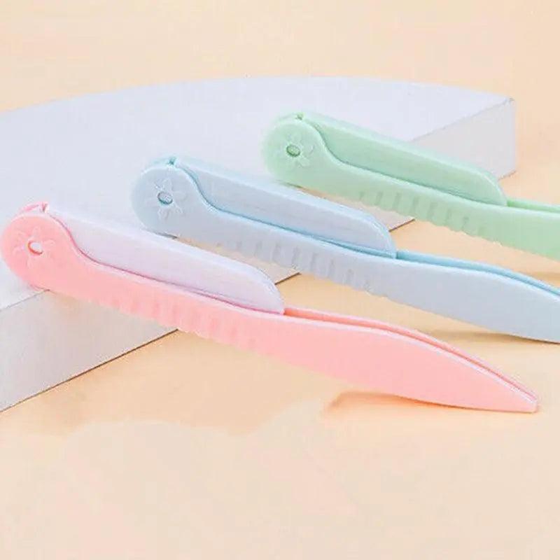 3 Pcs Facial Razors Eyebrow Razor Shave Hair & Exfoliate Face Ladies Shaver Tool-3