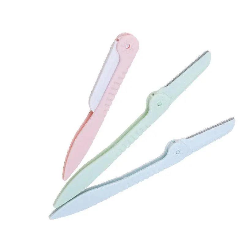 3 Pcs Facial Razors Eyebrow Razor Shave Hair & Exfoliate Face Ladies Shaver Tool-5